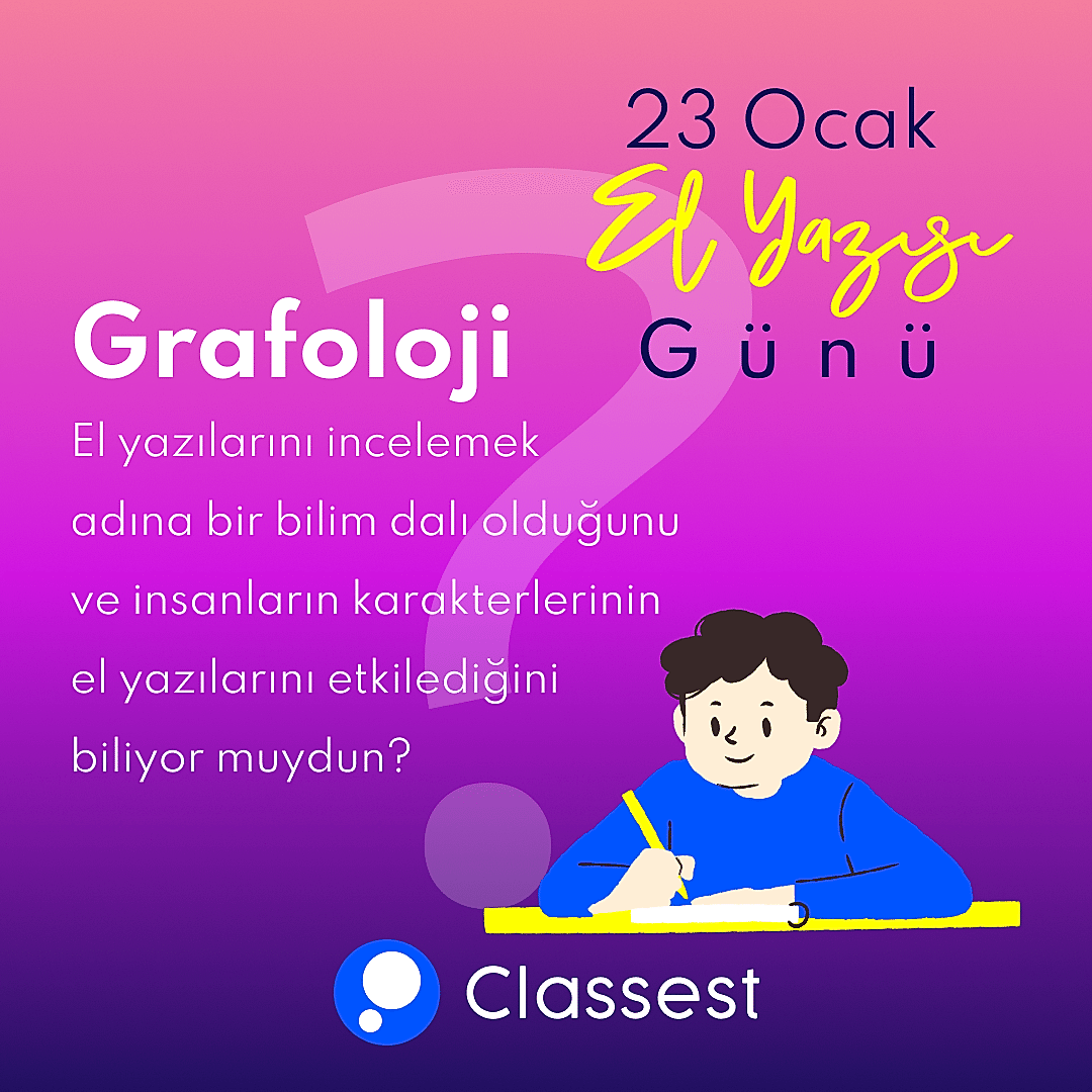 Grafoloji - 23 Ocak El Yazısı Günü